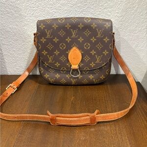 AUTHENTIC Louis Vuitton St. Cloud Monogram Canvas Crossbody Bag